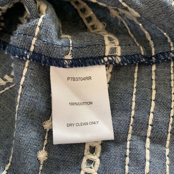 Parker One shoulder ruffle sleeveless knee length sheath dress sz med - Picture 12 of 13